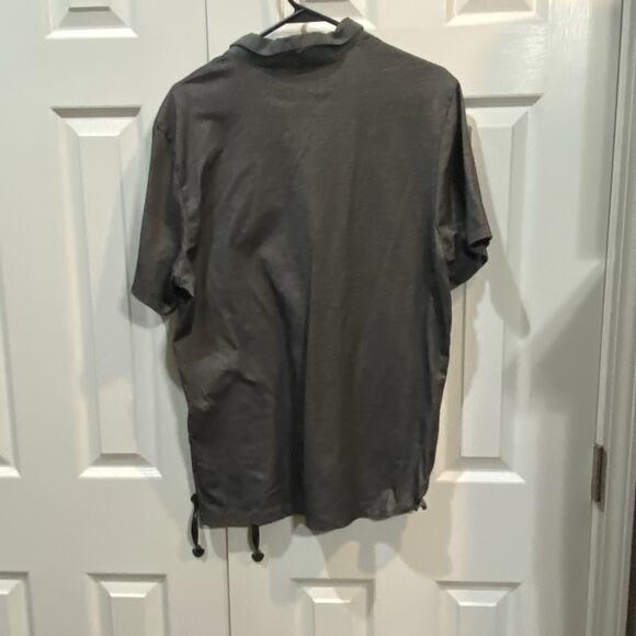 Perry Ellis Men’s Breathable Polo Shirt Dark Sapphire Size Large - Picture 3 of 4